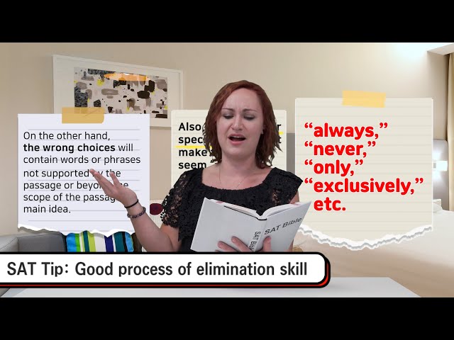 SAT Tip: Good process of elimination skill | SAT Prep | Short Story | Excel Academy