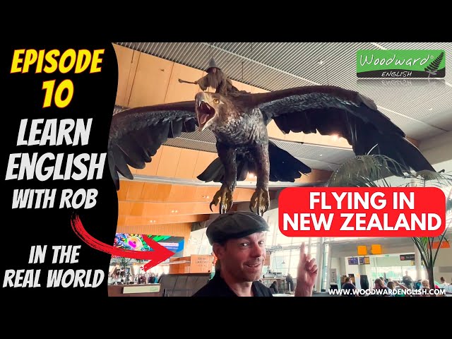 Flying in New Zealand | English with Rob in the Real World 🔴 Episode 10