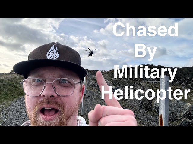 Chased By Military Helicopter..