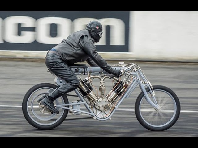 J.A.P. NLG BIG TWIN 2714 cc on Montlhery circuit