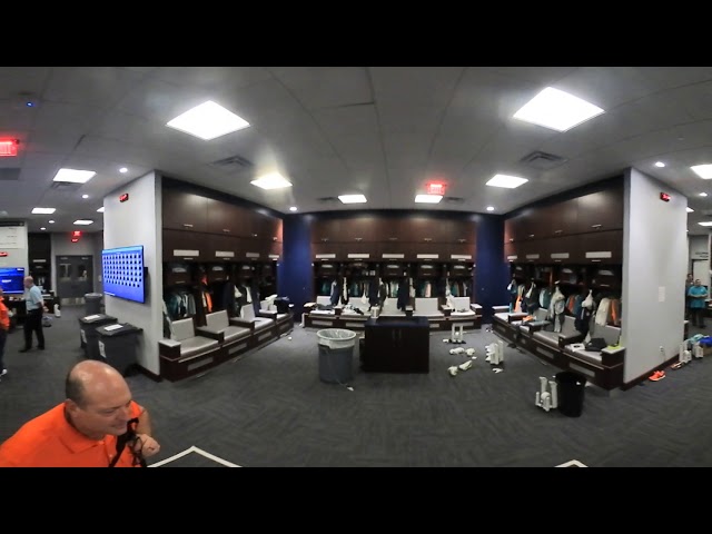 Miami Dolphins locker room 2017