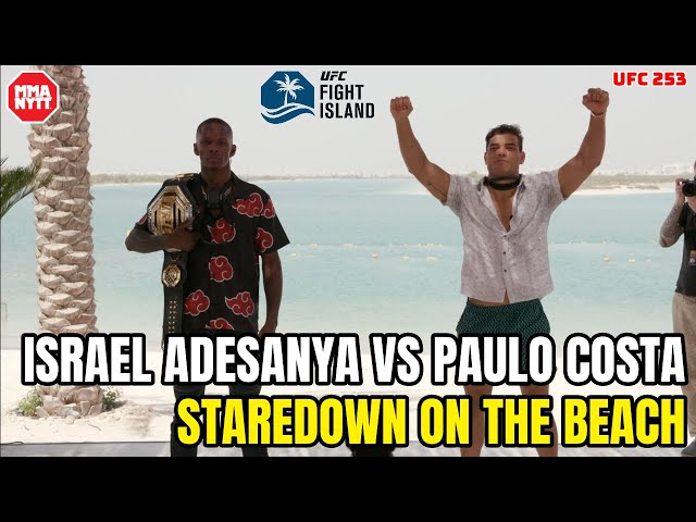 #UFC253 Staredowns | Israel Adesanya vs Paulo Costa | Dominick Reyes vs Jan Blachowicz