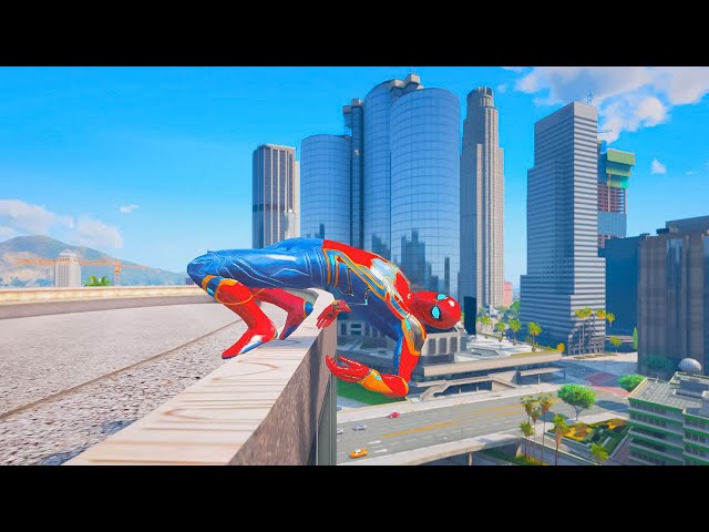 GTA 5 SPIDERMAN Ragdolls Compilation Episode 01 (Euphoria Physcis Showcase)