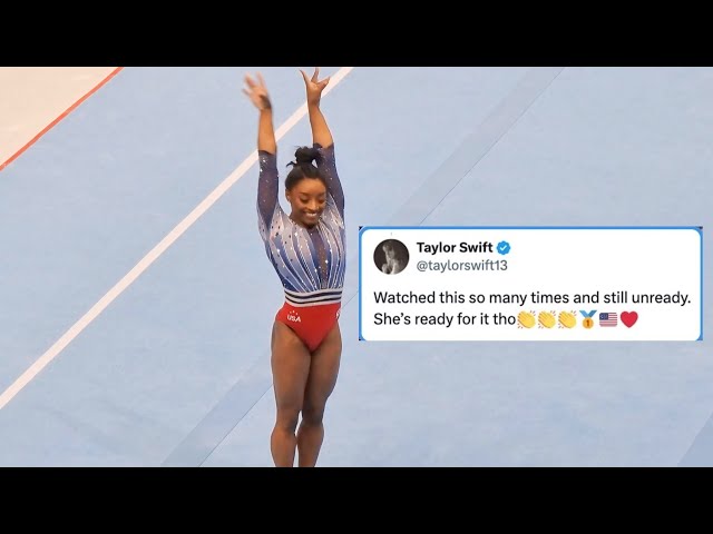 Simone Biles - HUGE 14,850 Taylor Swift Routine - Olympic Gymnastics Trials 2024 Day 1