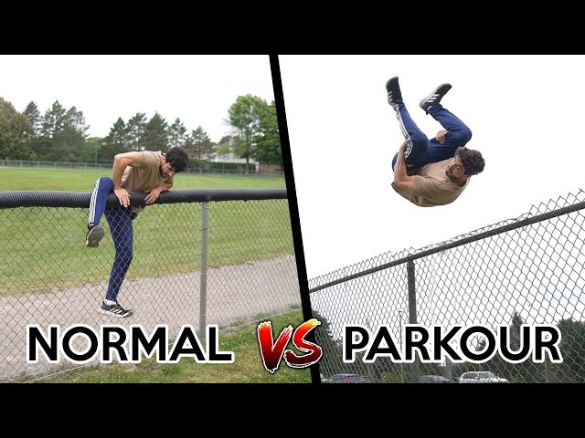 Parkour Vs Normal People In Real Life