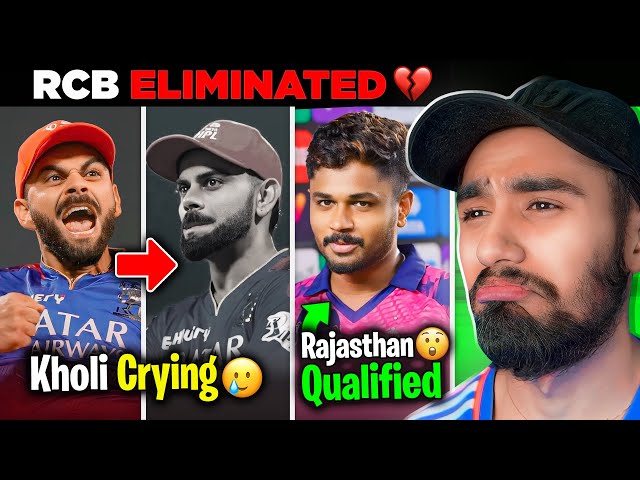 Ee JANAM CUP REHNDE.. RCB eliminated 💔 | Virat Kohli crying 🥲 | RCB vs RR