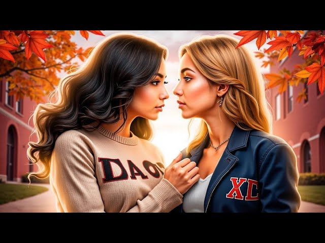 University Love  Romantic Kisses Between Women