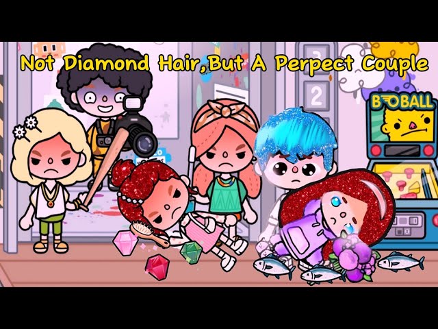 Not DIAMONDS💎 hair but a PERFECT 👫💕Couple| Toca Life story| Toca Boca| Sad story