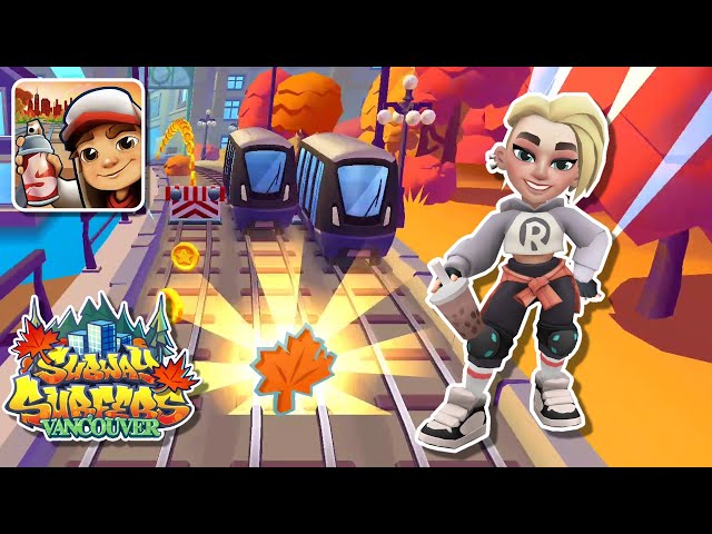 Subway Surfers Vancouver 2024 NEW UPDATE with Catrine running through Autumn Landscapes