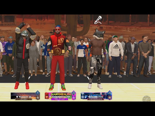 FLAMEWORLDTV Plays NBA2K24 With SLIM JIMMY From RAE SREMMURD (BLACK BEATLES)