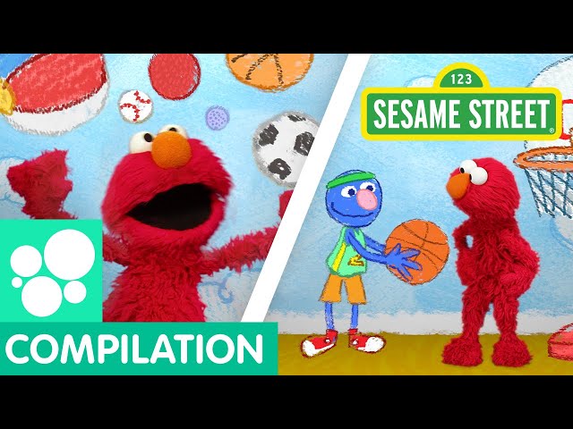 Sesame Street: Learn to Play Sports with Elmo | Elmo's World Compilation