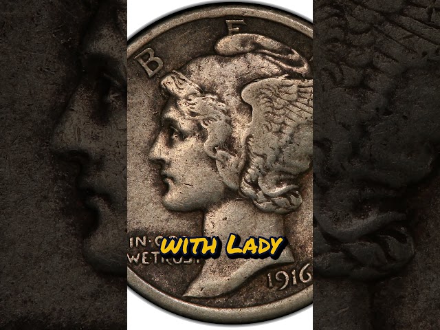 Why the 1916-D Mercury Dime is Worth a FORTUNE! 💰🔥 #coin #trending #shorts