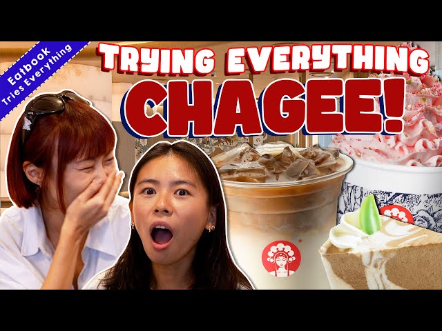 We Tried Everything At CHAGEE! | Eatbook Tries Everything