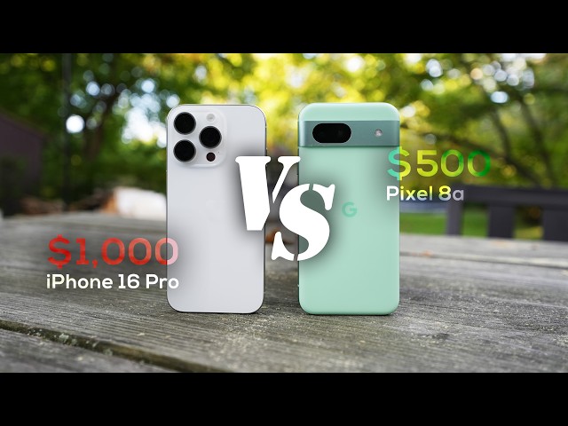 iPhone 16 Pro versus Pixel 8a camera review