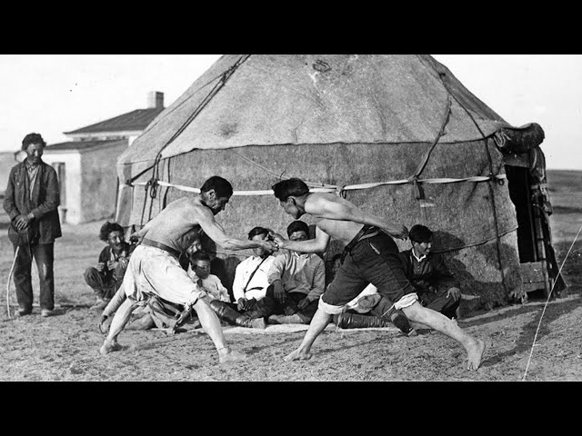 This form of Mongolian wrestling is almost lost