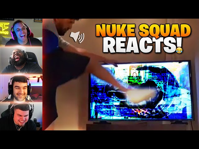 FaZe Nuke Squad Reacts to FUNNY WARZONE RAGE MOMENTS!