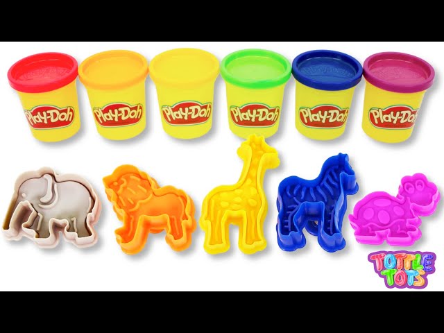 Learn Animals with Play Doh | Preschool Toddler Learning Video