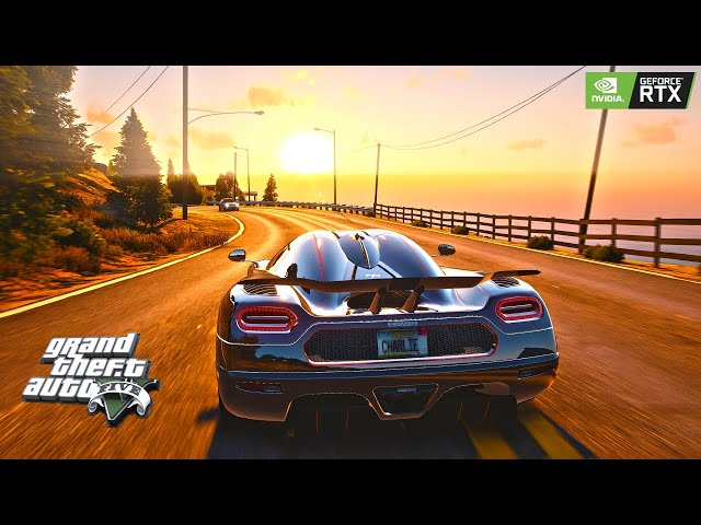 4K⁶⁰ TRANSFORMING GRAPHICS TO ULTRA REAL LIFE WITH KOENIGSEGG AGERA RS ! #gta5 #gta