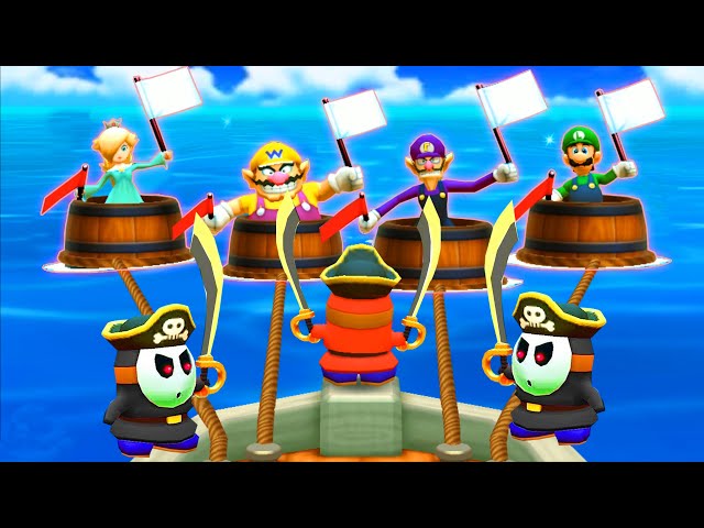 Mario Party: The Top 100 Minigames - Rosalina Vs Luigi Vs Wario Vs Waluigi (Master Difficulty)