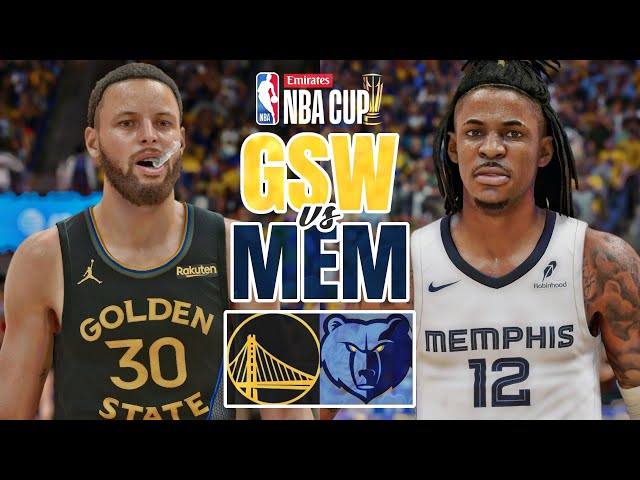 NBA CUP 2K25: WARRIORS vs GRIZZLIES | PS5 PRO GAMEPLAY [4K UHD]