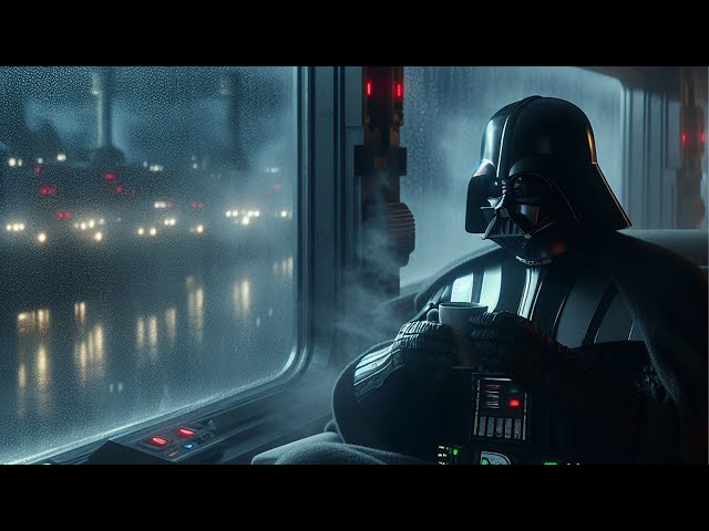 Darth Vader’s Coffee Time | Relaxing Rain Ambience | Cinematic Experience | STAR WARS