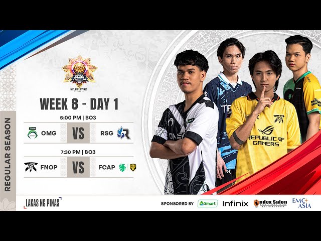 🔴 LIVE | MPL PH S14 | FILIPINO - Week 8 Day 1