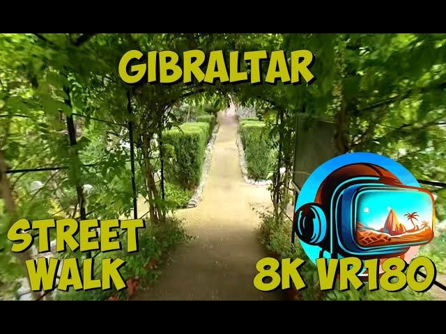 08 Gibraltar Walking through the old Trafalgar Cemetery and gardens 8K 4K VR180 3D Travel