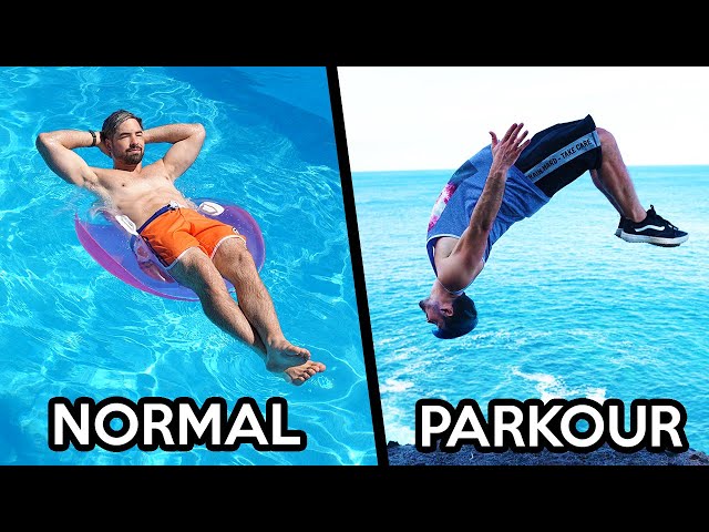 Parkour VS Normal People In Real Life (Summer Edition)