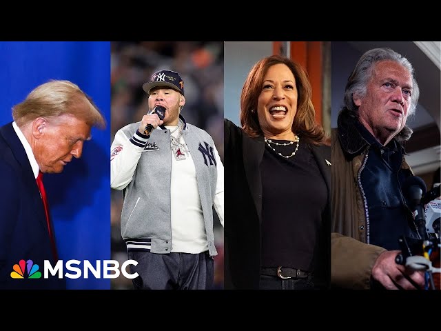 Trump runs from ‘racist’ rally as Harris unloads on MAGA at their shameful crime scene