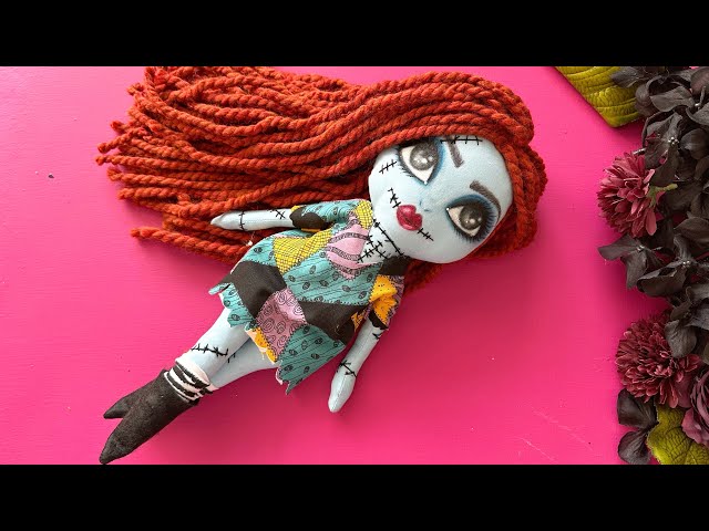 Cómo Hacer Tu Propia Muñeca de Tela Inspirada en Sally – DIY Paso a Paso