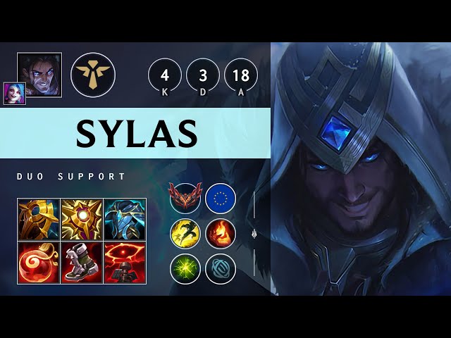 Sylas Support vs Nautilus - EUW Grandmaster Patch 14.22