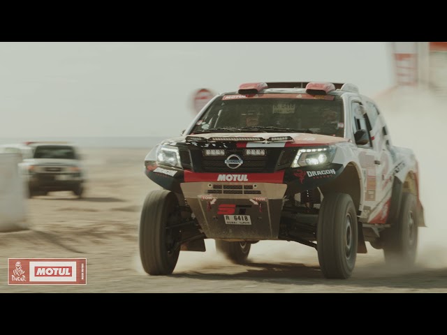 What happens when you stick a VK56 Nismo engine inside a Nissan at Dakar?