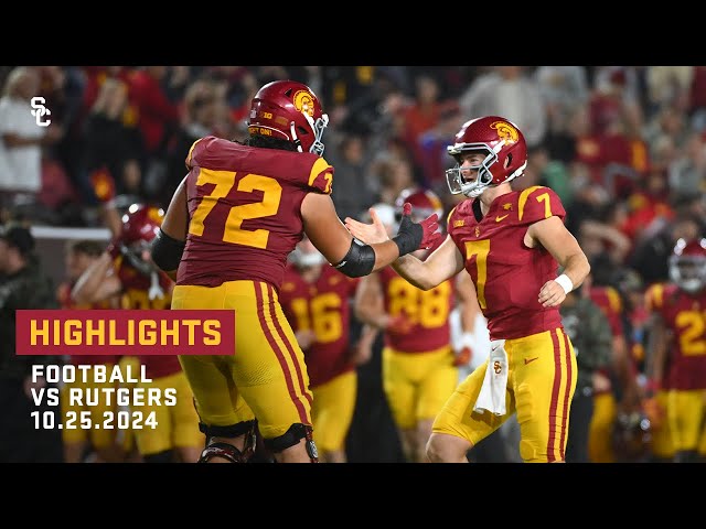 Football: USC 42, Rutgers 20 - Highlights (10/25/24)