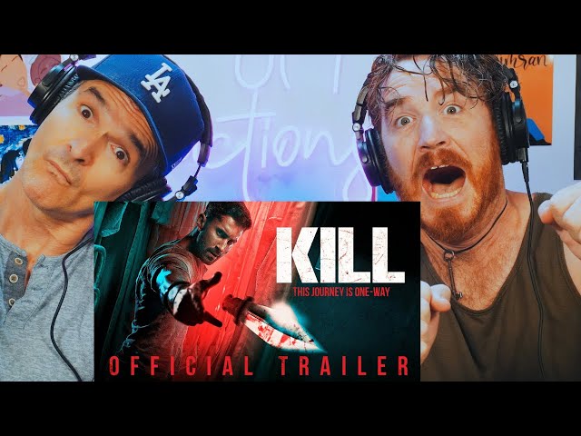 KILL - OFFICIAL TRAILER (HINDI - RED BAND) | Lakshya | REACTION!!