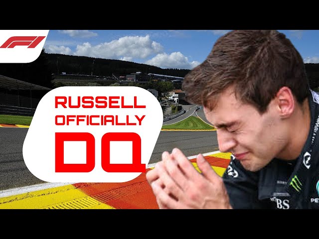 George Russell officially Disqualified