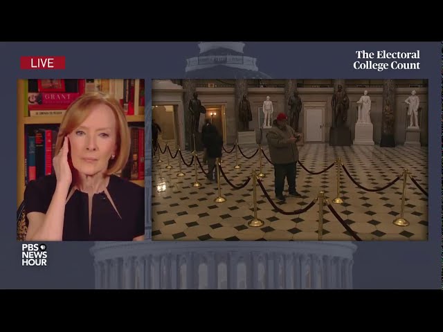 WATCH: Lisa Desjardins inside the Capitol as pro-Trump extremists break in