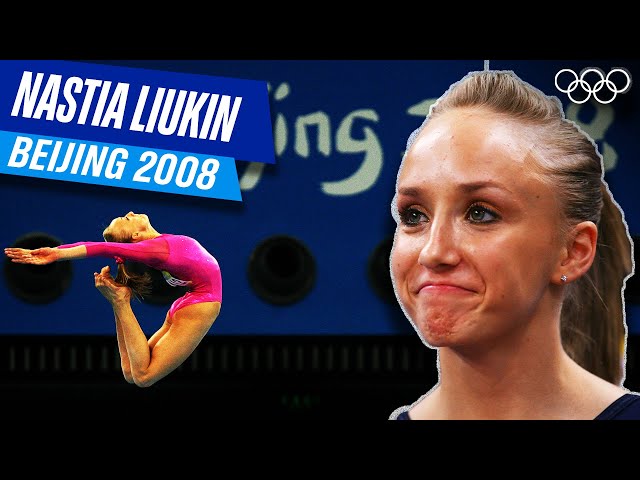 Nastia Liukin wins individual all around gold | Beijing 2008 Replays 🥇