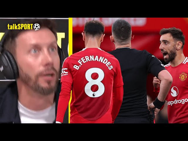 'HIS HEAD'S GONE!' 🤬 Sam Matterface REACTS To CRAZY Bruno Fernandes Red Card Decision For Man United