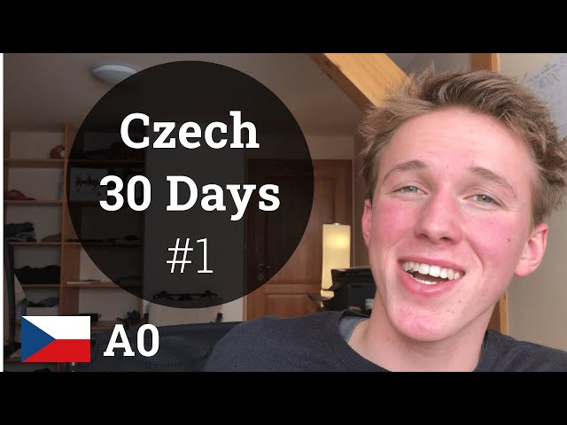 CZECH IN 30 DAYS I #1 The Verb To Be (full Czech w/sub)