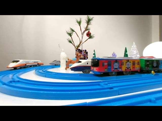 VR180 3D:  Plarail Trains from Tomica - View with Google Cardboard