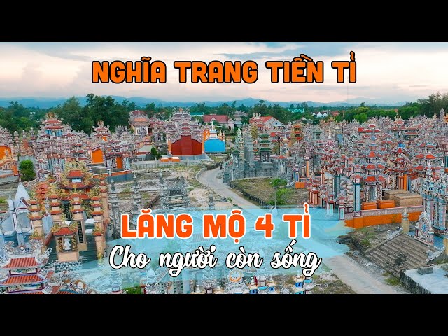 Ngôi Mộ 4 Tỉ cho người còn sống sau khi hoàn thiện tại "Thành Phố Ma" | NGHĨA TRANG AN BẰNG HUẾ