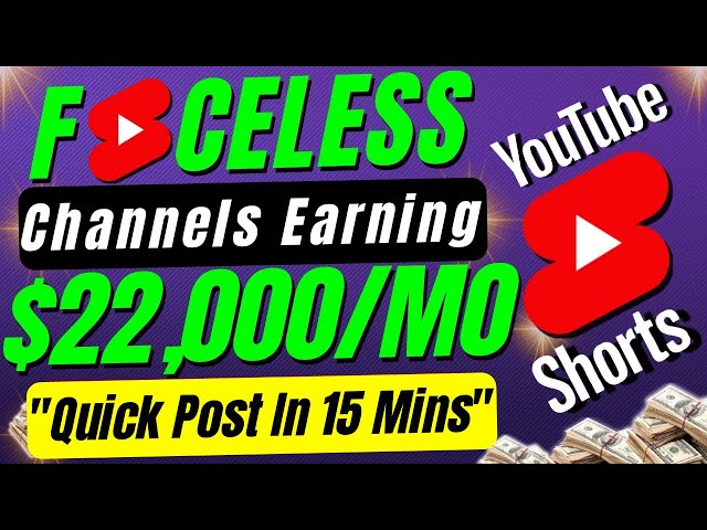 How To Make Money With YouTube Shorts | The BEST Faceless YouTube Shorts Strategy To Make $1000/Day