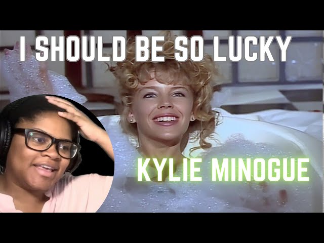 Kylie Minogue- I should be so lucky Reaction! #kylie #music #viral