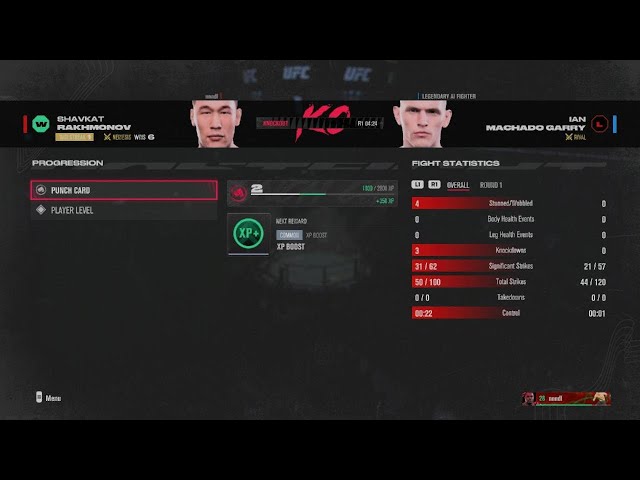 EA SPORTS UFC 5 Legendary POTN Rakhmonov VS Ian Garry R1 KO