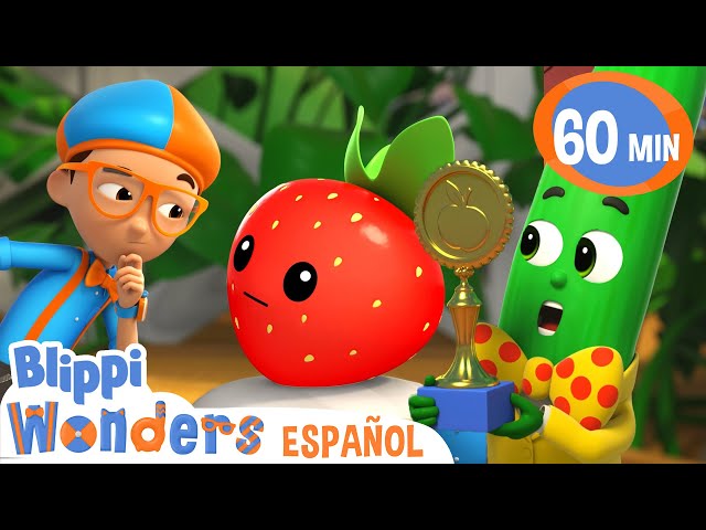 Frutas y vegetales | Blippi Wonders | Caricaturas para niños | Dibujos Animados Educativos