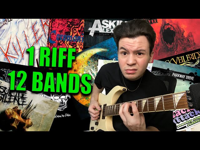 The Most Used Riff in Metal: From Death Metal to Metalcore