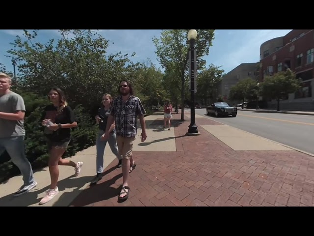 A walk to Sample Gate in Indiana University