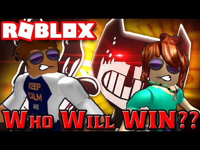 ESCAPING BENDY WITH MY DAUGHTER -|- WHO WILL WIN? -|- ROBLOX ESCAPE THE BENDY OBBY