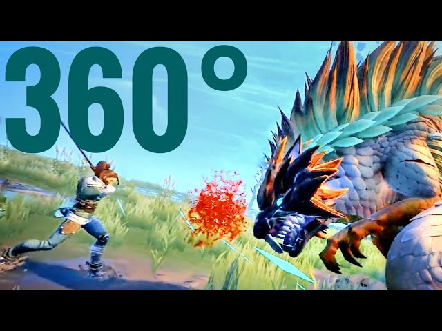 360° Dauntless Monster Hunt VR POV Gameplay (4K video)