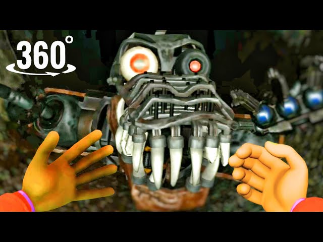 MONTY JUMPSCARE in FNAF Security Breach RUIN DLC (VR 360 video)